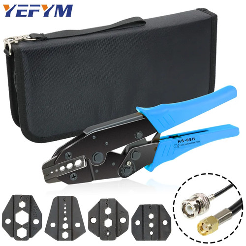 Coaxial cable crimping - crimping, pliers
