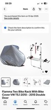 Fiamma Two Bike Rack With Bike
