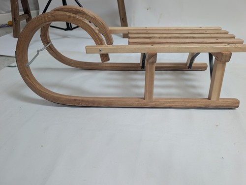 Vintage wooden sledge - wooden, toboggan
