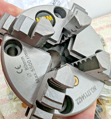 80mm jaw lathe chuck self - jaw,