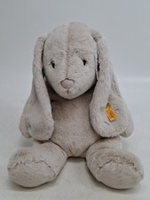 Hoppie Hase Steiff Rabbit 28cm Cream Soft Toy New with Tag Handmade in Germany