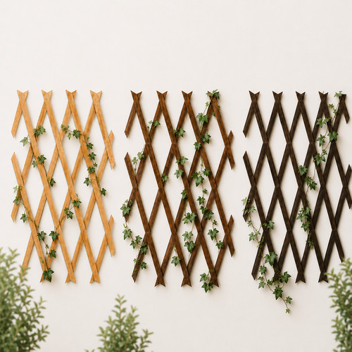 Expanding wooden trellis - wooden, for