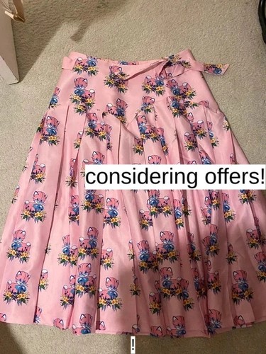 Lazy oaf cat pleated skirt - lazy,