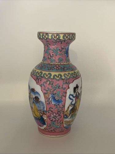 Vintage chinese famille - chinese, rose