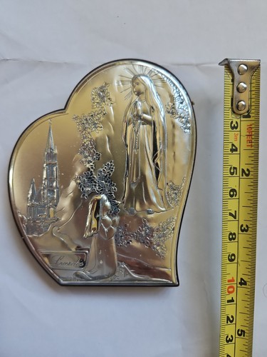 Vintage lourdes virgin mary - vintage,
