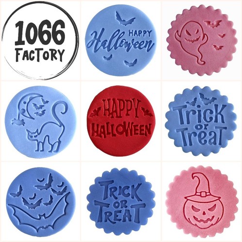 Happy halloween embosser - happy,