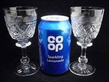 Pair of Vintage Tudor Crystal