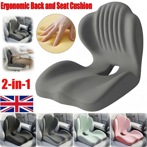 Ergonomic back and seat - 2-in-1,