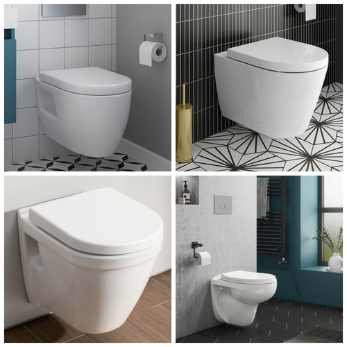Toilet wall hung mounted - wall,