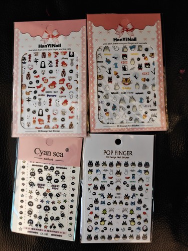 Studio ghibli totoro nail - studio,
