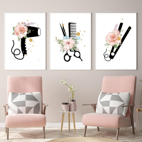 Salon decor for hair - salon,
