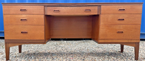 Mid century teak desk dresser - century,