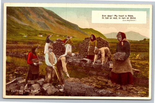 Vintage valentine postcard - vintage,