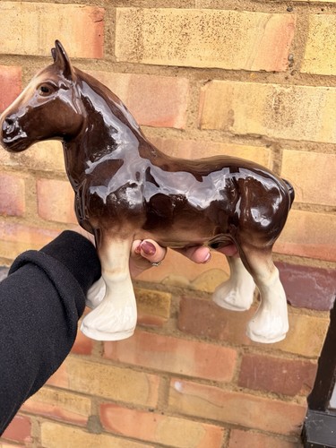 Vintage ceramic shire horse - shire,