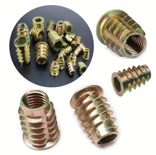 Threaded wood insert nuts - wood, m4