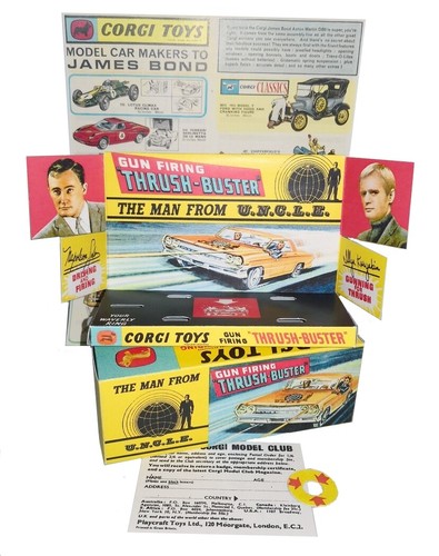 Corgi toys box repro 497 - , gun