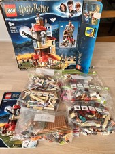 LEGO HARRY POTTER ATTACK ON THE BURROWS 75980 ALL MINIFIGURES BOX INSTR COMPLETE