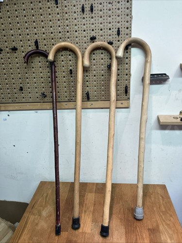 Bundle vintage wooden walking - bundle,