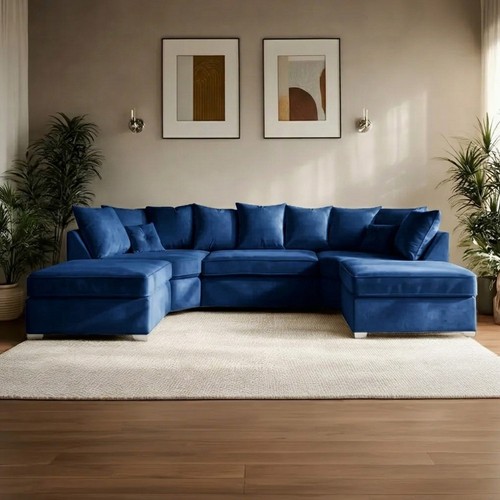 Modern shaped sofa large - u,