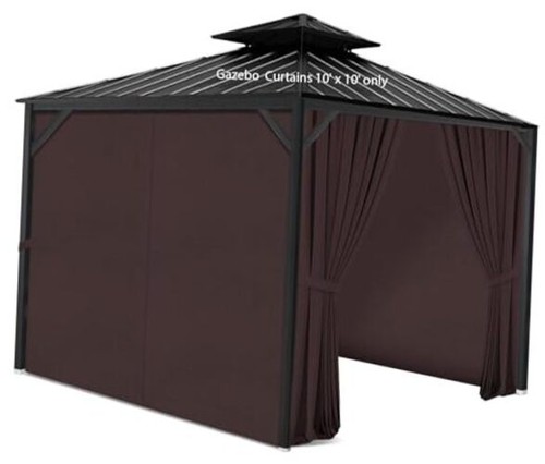 Gazebo privacy curtains - privacy, with