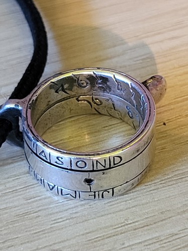 Vintage sundial peasant - peasant, ring