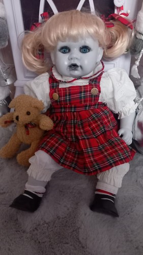 Ooak gothic horror doll - gothic, creepy