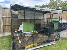 👉 Omlet Chicken Run & Eglu Go Up Coop Bundle – Excellent Condition – Full Setup