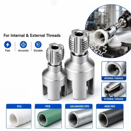 Pvc pipe threading tool kit - pipe,