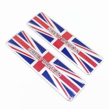 UK Flag Sticker 3D Metal