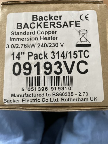 Immersion heater 2 76w - immersion,