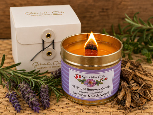 Lavender cedarwood beeswax - lavender,