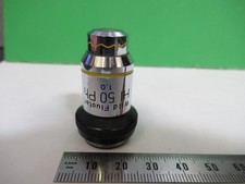 WILD HEERBRUGG SWISS FLUOTAR OBJECTIVE 50X MICROSCOPE PART PHASE AS PIC V7-FT-96