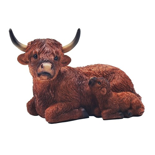 Highland cow ornament figurine - highland,