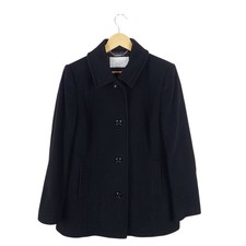 Windsmoor Womems Wool Blend Black Coat Size 14