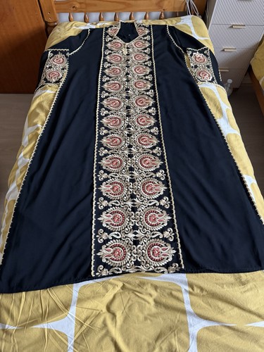 Womens embroidered thobe abaya - thobe,