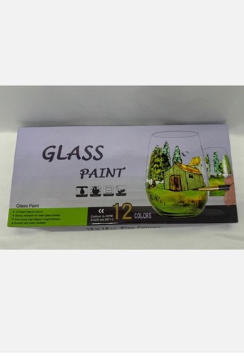 Glass paint set non - glass,