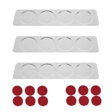 2X(Magnetic Spice Jars Rack Stainless Steel Spice Jars Wall Plate Base Wall8615