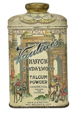 Vantine's Kutch Sandalwood Talcum Powder Japanese AA Valentine & Co Inc 4 oz