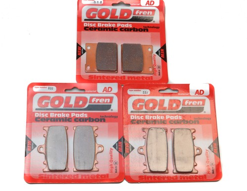 Brake pads front rear - pads, for