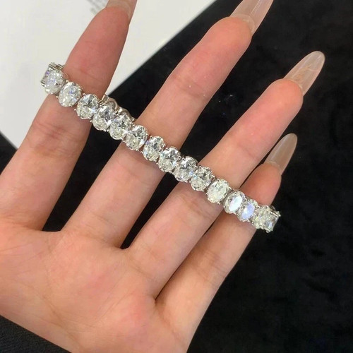 15ct oval cut lab - cut, created