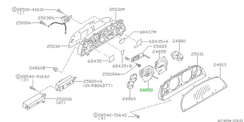Speedometer assembly for - assembly,