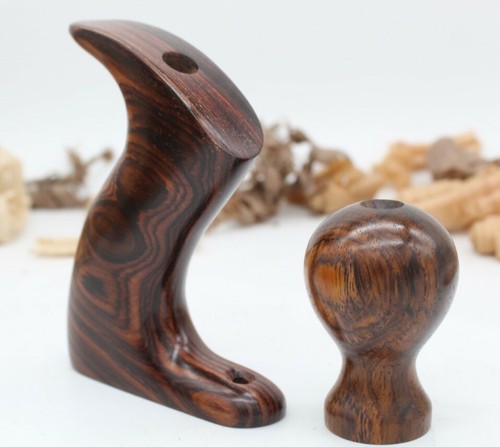 Hand made cocobolo tote - &, knob
