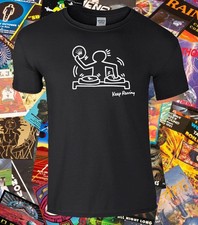 INSPIRED KEITH HARING T-SHIRT ACID HOUSE RAVE T-SHIRT DANCE DJ CLUBBING ECSTASY