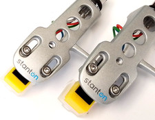 2 x Stanton Headshells, 2 x Cartridges, 2 x Stylus, Fits T.60, T.62 Turntable