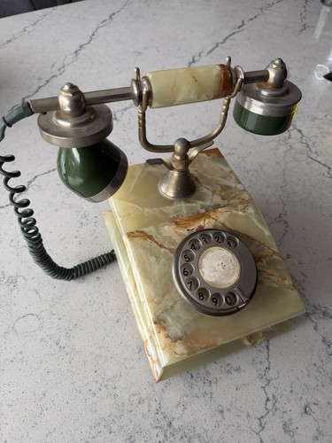 Onyx vintage rotary dial - vintage,