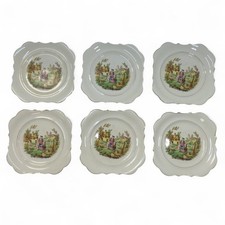 6 Vintage Plates Sandland Ware