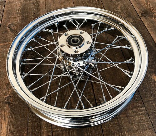 Chrome fat front wheel rim - chrome,