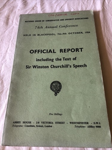 Winston churchill speech to - s.,