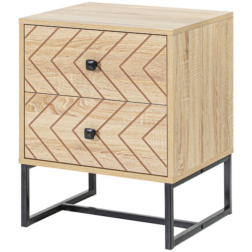 Homcom bedside table - bedside, unit