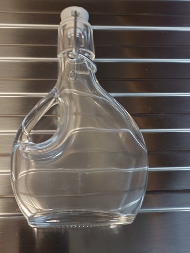 Glass oil vinegar bottle - oil/vinegar, with